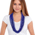 Dark Blue 7mm Bead 33" Necklaces - 12 Per Pack