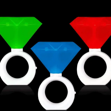 8" LED Diamond Ring Lights - Pack of 3