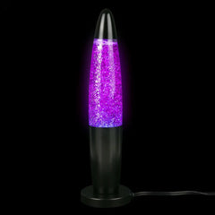 12.5" Mini Sparkle Lamp - Purple
