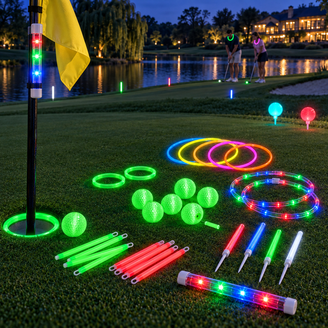 Economy 80 Player Glow Flyer Hole in One Tournament Package