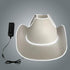 White EL wire light up cowboy hat 
