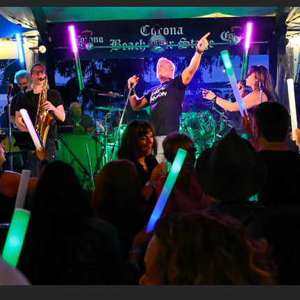 LED Light Up 16" Glow Foam Stick Batons | PartyGlowz