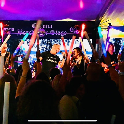 Custom LED Light Up Flashing Foam Stick Batons - Personalized Sticks