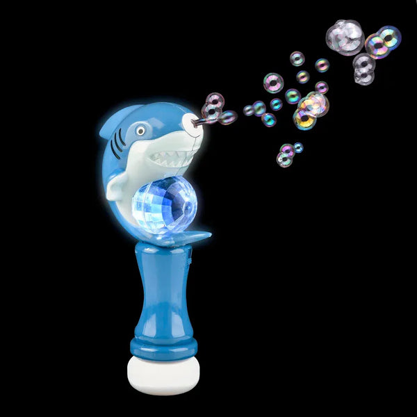 8 Shark Light-Up Bubble Wand