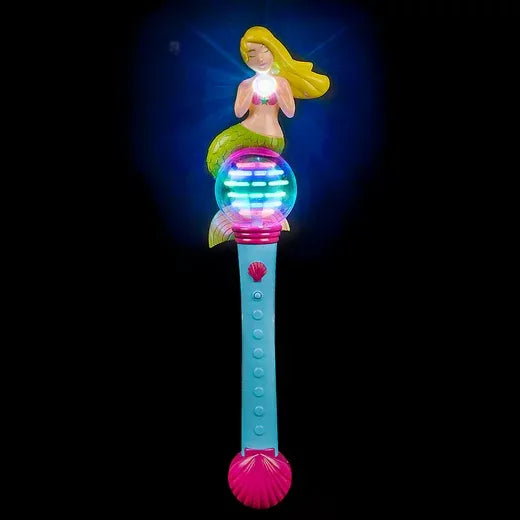 15.5 Spinning Light-Up Mermaid Wand