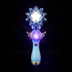 8" Light Up Magic Star Wand