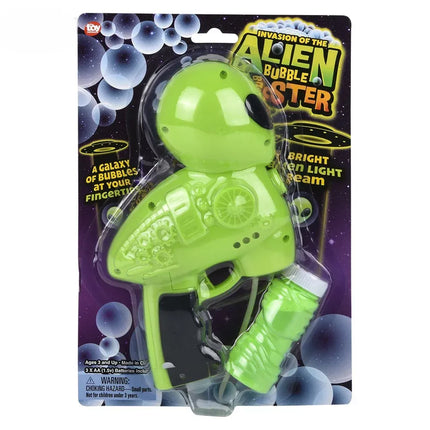 8.75" Light Up Alien Bubble Blaster