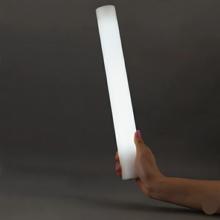 White LED Light Up Flashing Foam Stick