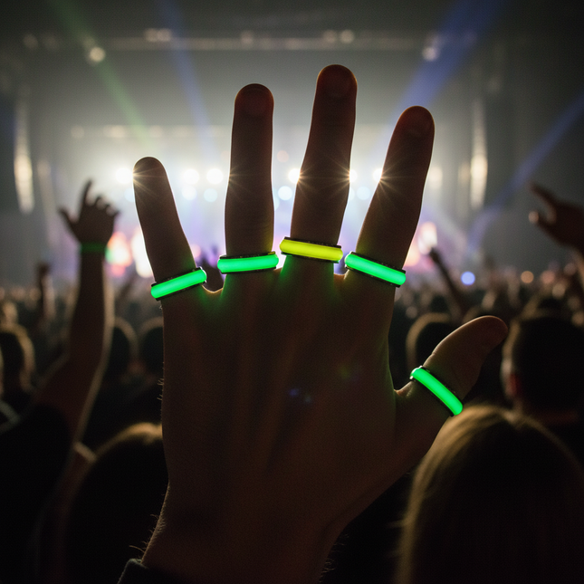 Glow In The Dark Stainless Steel Rings