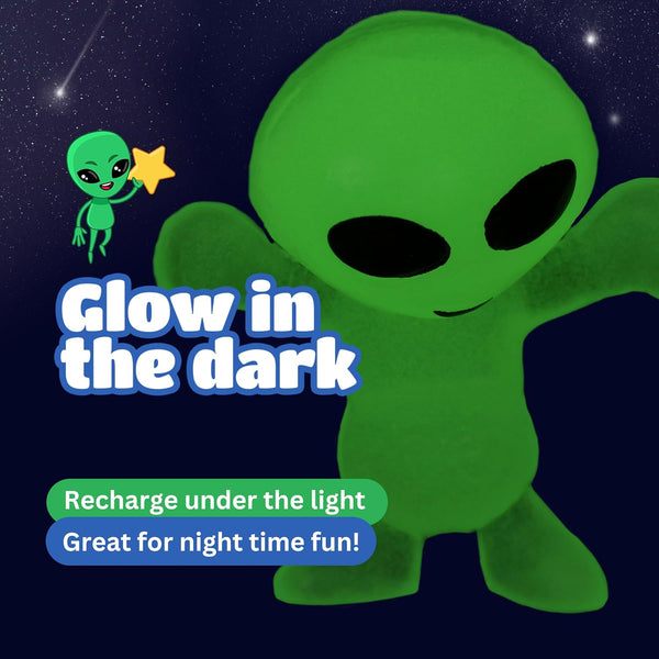 Glow In The Dark Alien Figurines