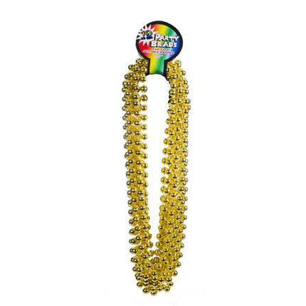 Gold 33 Inch12mm Beaded Necklaces