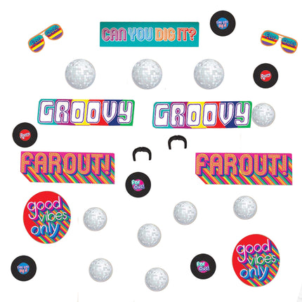 Good Vibes Retro Cutouts