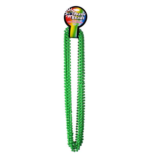 Green 33 Inch 7mm Beaded Necklaces