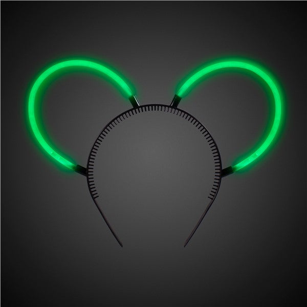 Green Glow Bunny Ears Headbands