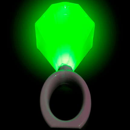 Green LED Diamond Ring Lights