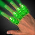Green LED Finger Light Rings