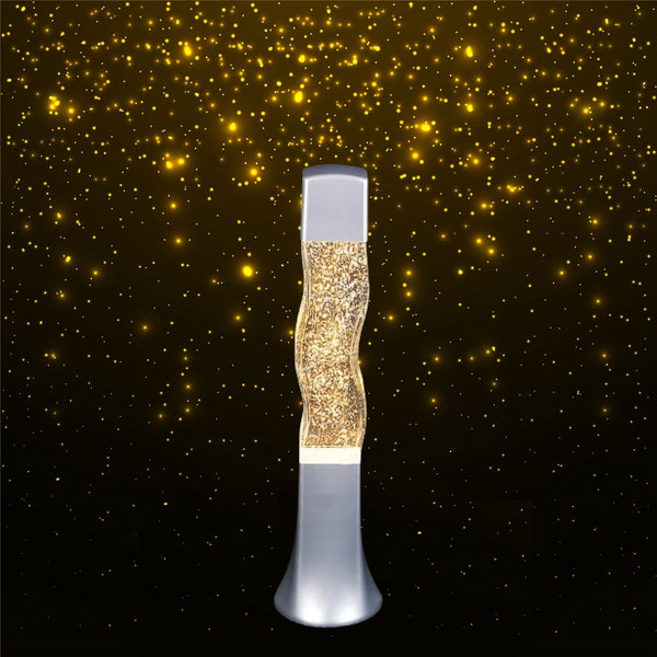 Groovy Glitter Lamp