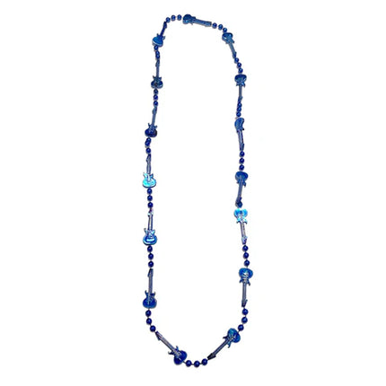 Guitar Bead 36 Inch Necklace - 6 Assorted Colors