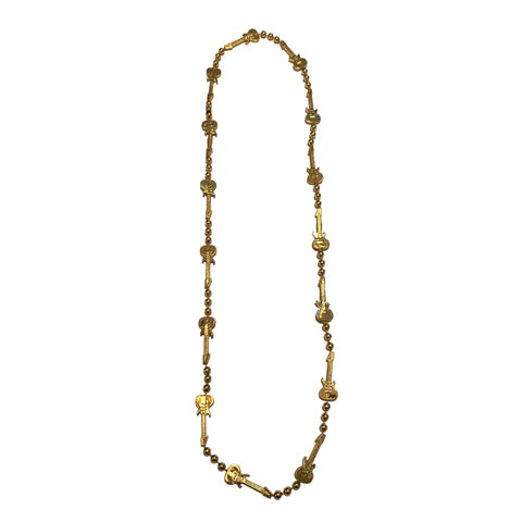 Guitar Beaded 36 Inch Necklace - Assorted Colors