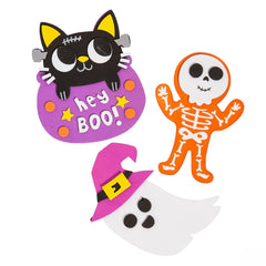 Halloween Boo Crew Magnet Craft Kit - Makes 12
