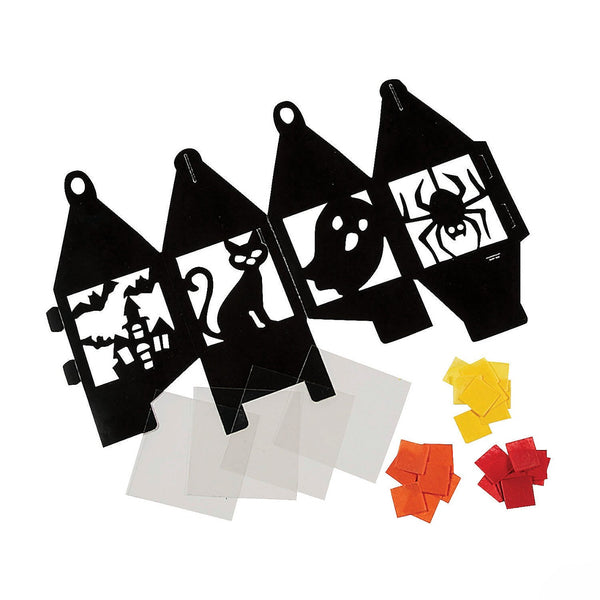 Halloween Lantern Tissue Acetate Craft Kit - Makes 12