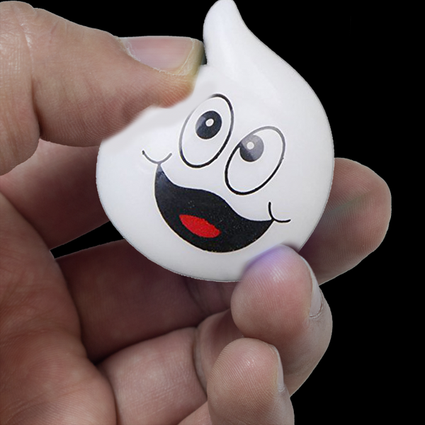 Halloween Ghouls LED Flashing Ring - Ghost
