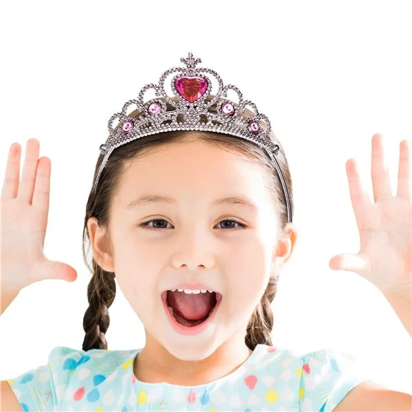 Heart Stone Tiaras - Pack of 12 Princess Crowns