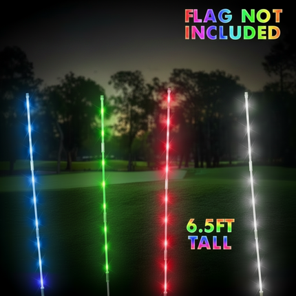 Four LED light sticks for Night Golf