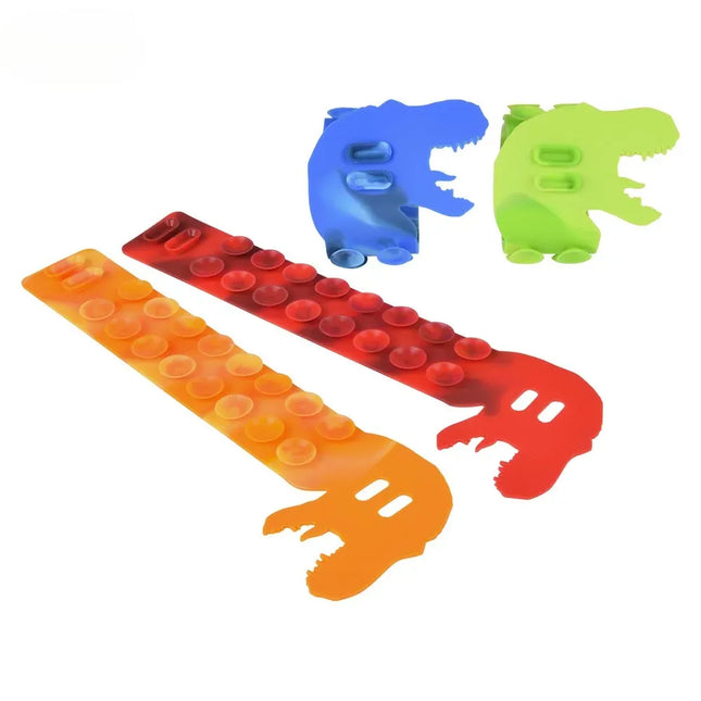 9.33" Dinosaur Suction Cup Bracelet - Pack of 12