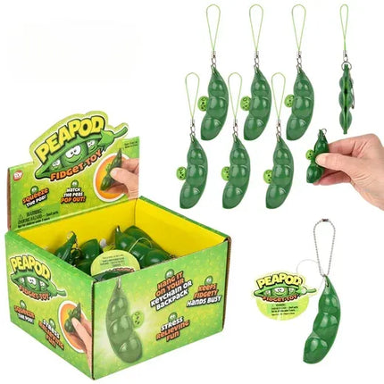 2.75" Fidget Peapod Clip On