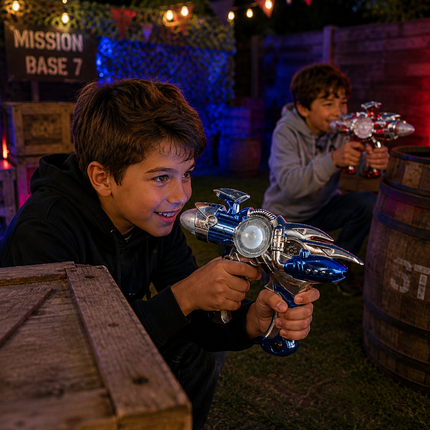 LED Space Flash Blaster Toy Gun