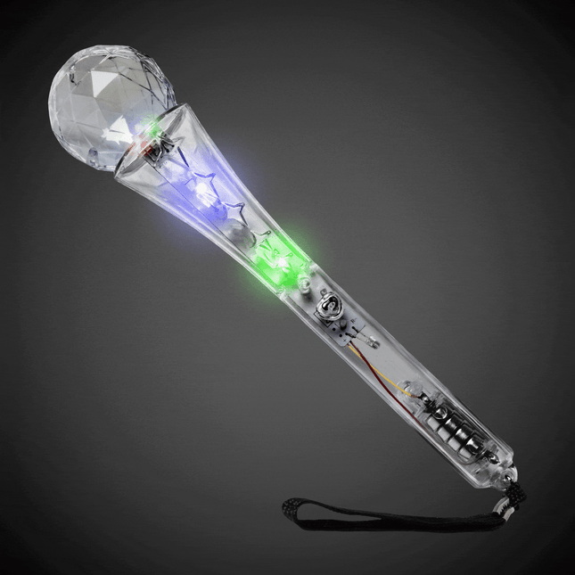 LED Assorted Clear Microphones