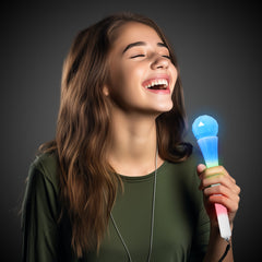 LED White Microphones