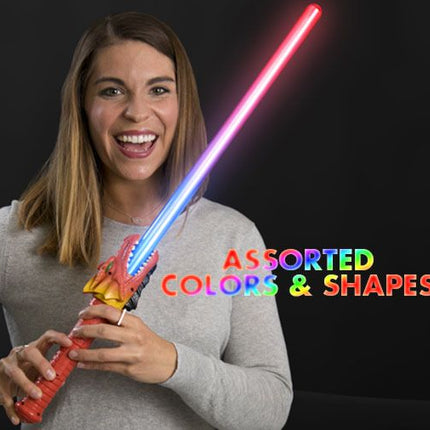 28 Inches LED Light Up Dinosaur Sword