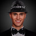 LED Light Up Happy New Year Black Sequins Fedora Hat