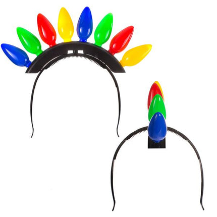 LED Christmas Bulb Headband
