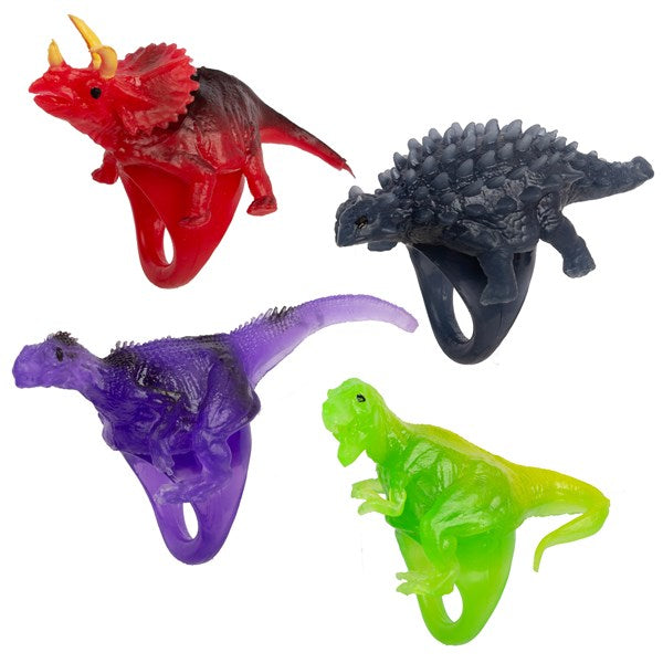 LED Light Up Dinosaur Rings - Assorted