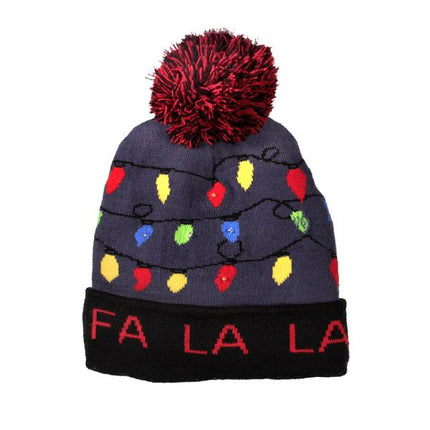 LED Fa La La Knit Beanie