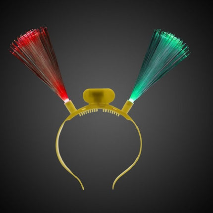 LED Fiber Optic Headbands