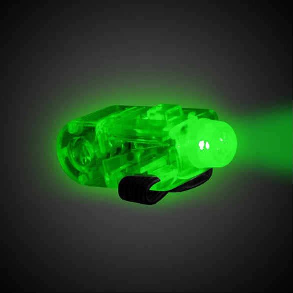 Green LED Finger Light Rings