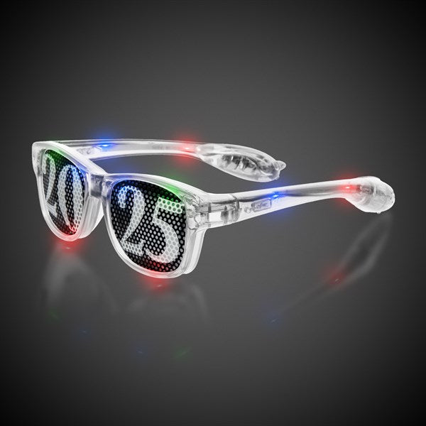 LED Flashing 2025 Retro Sunglasses