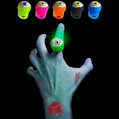LED Flashing Eyeball Rings - Assorted