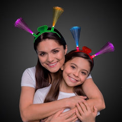 LED Fiber Optic Headbands - Assorted Colors