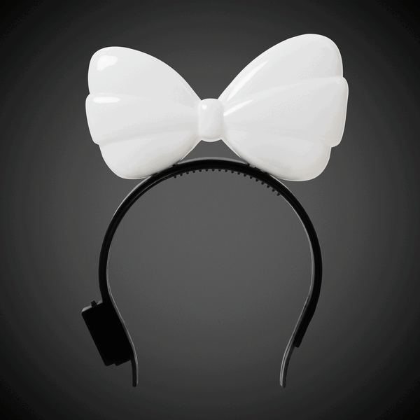 LED Flashing Hair Bow Headband