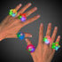 LED Flashing Jelly Rings - Assorted Colors & Designs