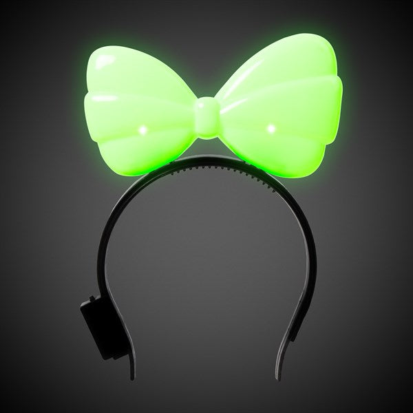 LED Flashing Light Up Hair Bow Headband