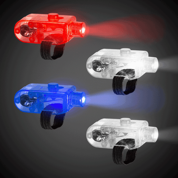 LED Flashing Patriotic Finger Lights