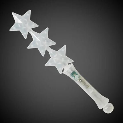 LED Flashing Triple Star Wand
