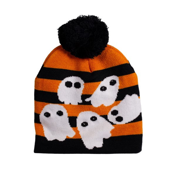 LED Ghost Knit Hat Beanie