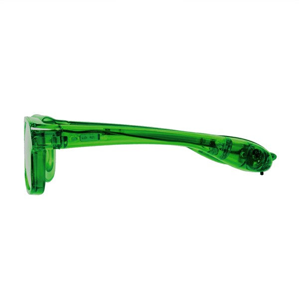 LED Green Retro Style Sunglasses